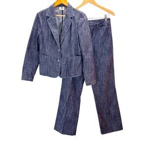 Renfrew Jeans & Jacket Womens sz 10 Denim Pants Suit Set Made in USA